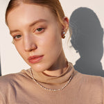 Classic Pearl Alternating Beaded Necklace | 18ct Gold Plated Vermeil – MaiaMina