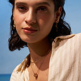 Timeless Rotating Pendant Necklace with Intricate Zircon Detailing | MaiaMina