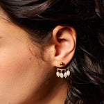 Gold Pearl Drop Earrings with Freshwater Pearls | MaiaMina