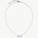 Collier pendentif rouleau maillons Lynka