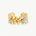 MaiaMina Open Ring Gold Vermeil Two Tone Link Chain Geometric Statement Ring LYNKA