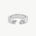 MaiaMina Open Ring Sterling Silver Geometric CZ Statement Ring LYNKA