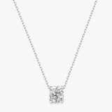 MaiaMina Pendant Necklace Sterling Silver Geometric Link Charm Necklace LYNKA