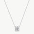 MaiaMina Pendant Necklace Sterling Silver Geometric Link Charm Necklace LYNKA