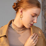 Molten Pearl Pave Hoop Earrings – Detachable Freshwater Pearl Hoops | MaiaMina