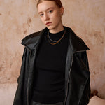 Molten Two-Tone Stud Earrings – Gold and Silver Sculptural Studs | MaiaMina