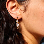 Elegant Baroque Pearl and 18K Gold Plated Sterling Silver Drop Earrings | Women's Jewelry | MaiaMina