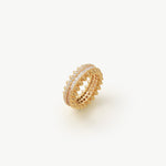 Gold Vermeil Spike Eternity Ring with Gradient Gemstones – MaiaMina