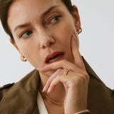 Gold Vermeil Spike Eternity Ring with Gradient Gemstones – MaiaMina