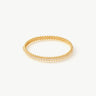 Rock Spike Bangle Bracelet in Gold Vermeil with Zircon – MaiaMina
