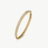 Rock Spike Bangle Bracelet in Gold Vermeil with Zircon – MaiaMina