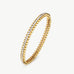 Rock Spike Bangle Bracelet in Gold Vermeil with Zircon – MaiaMina