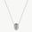 Rock Spike Roller Pendant Necklace in Silver – Modern Edgy Pendant | MaiaMina