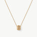 Gold Vermeil Spike Roller Pendant Necklace with Gemstones – MaiaMina