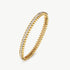 Rock Spike Bangle Bracelet in Gold Vermeil with Zircon – MaiaMina