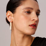 Elegant Pearl and 18K Gold Plated Sterling Silver Tassel Drop Earrings | Women's Jewelry | MaiaMina