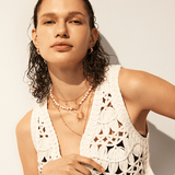 Baroque Pearl Snake Pendant Necklace in Gold Vermeil – MaiaMina