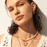 Baroque Pearl Snake Pendant Necklace in Gold Vermeil – MaiaMina