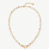 Baroque Pearl Snake Pendant Necklace in Gold Vermeil – MaiaMina