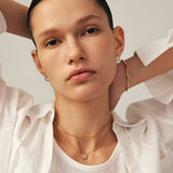 Pave Snake Pendant Necklace | 18K Gold Vermeil Jewelry | MaiaMina