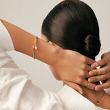 Gold Snake Cuff Bracelet - 18K Gold Plated Jewelry | MaiaMina