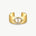 18K Gold Plated Mariner Adjustable Band Ring with Pave Diamonds – Genderless Nautical Design | MaiaMina