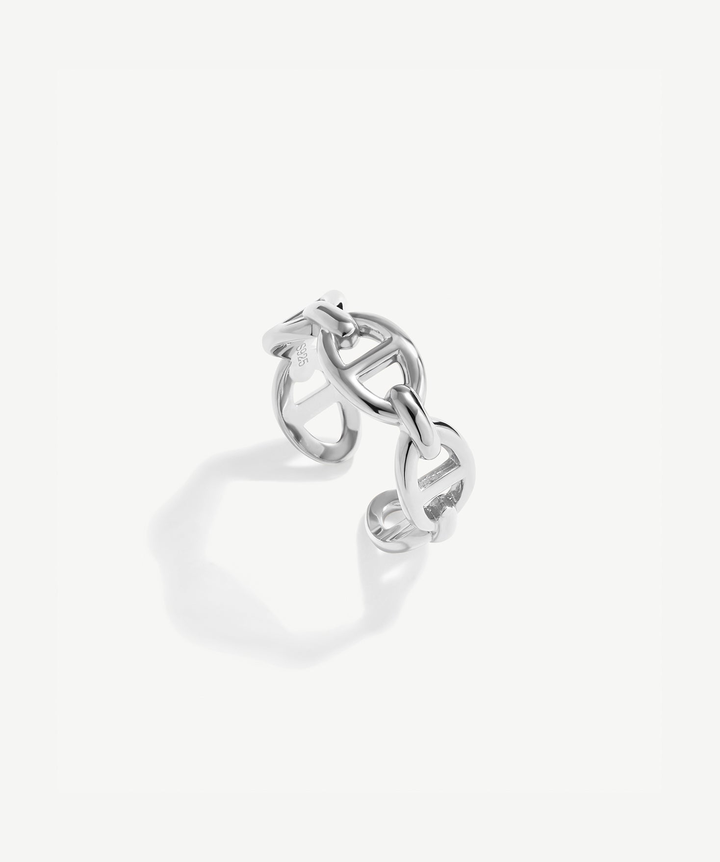 Sterling Silver Mariner Chain Adjustable Ring – Timeless Nautical Jewelry | MaiaMina