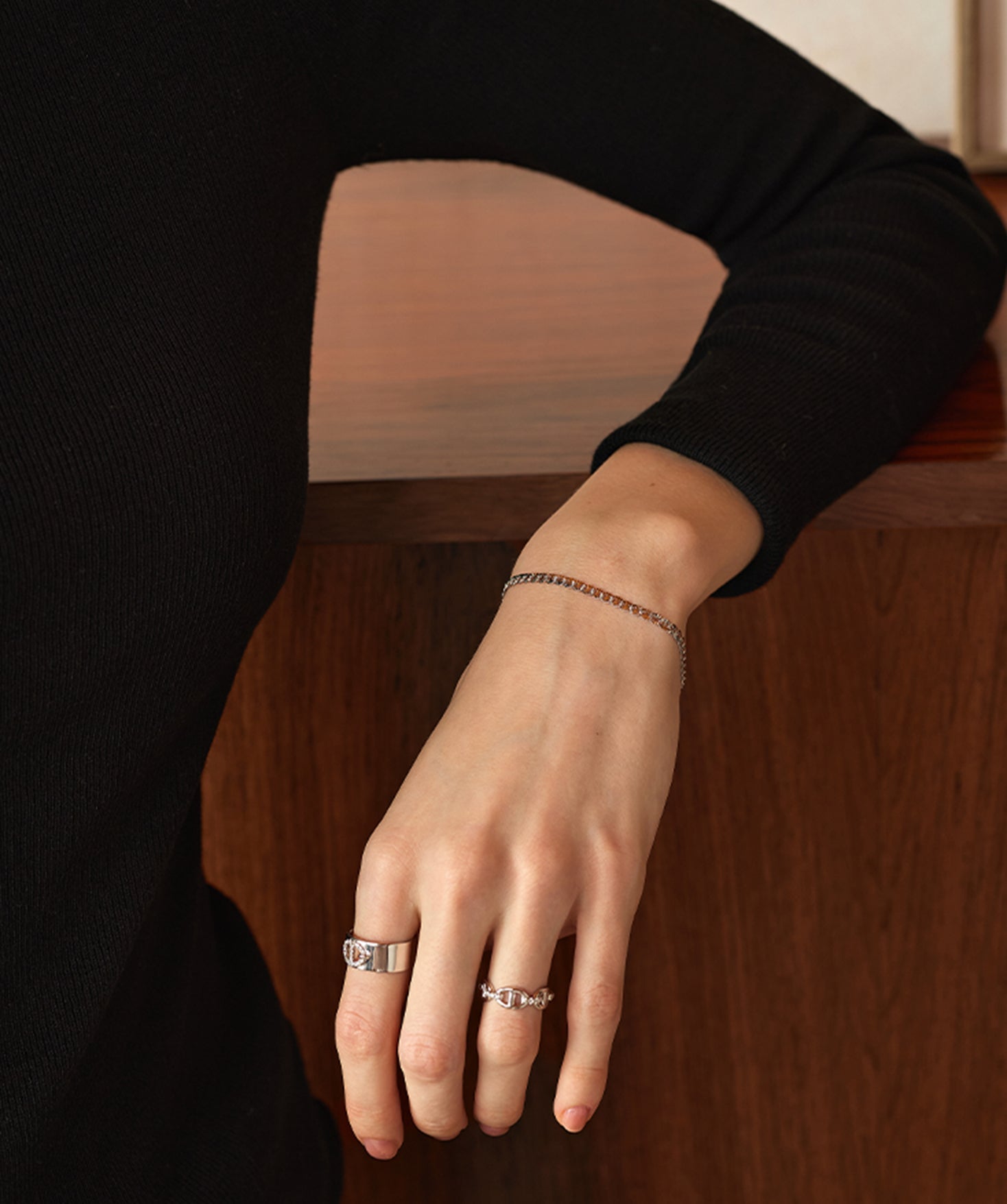 Silver Mariner Chain Bracelet – Effortless Everyday Style | MaiaMina