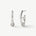 925 Sterling Silver Mariner Hoop Earrings with Pave Diamonds – Contemporary Nautical Jewelry | MaiaMina