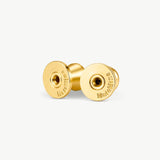 18K Gold Plated Mariner Stud Earrings – Elegant Nautical Design | MaiaMina