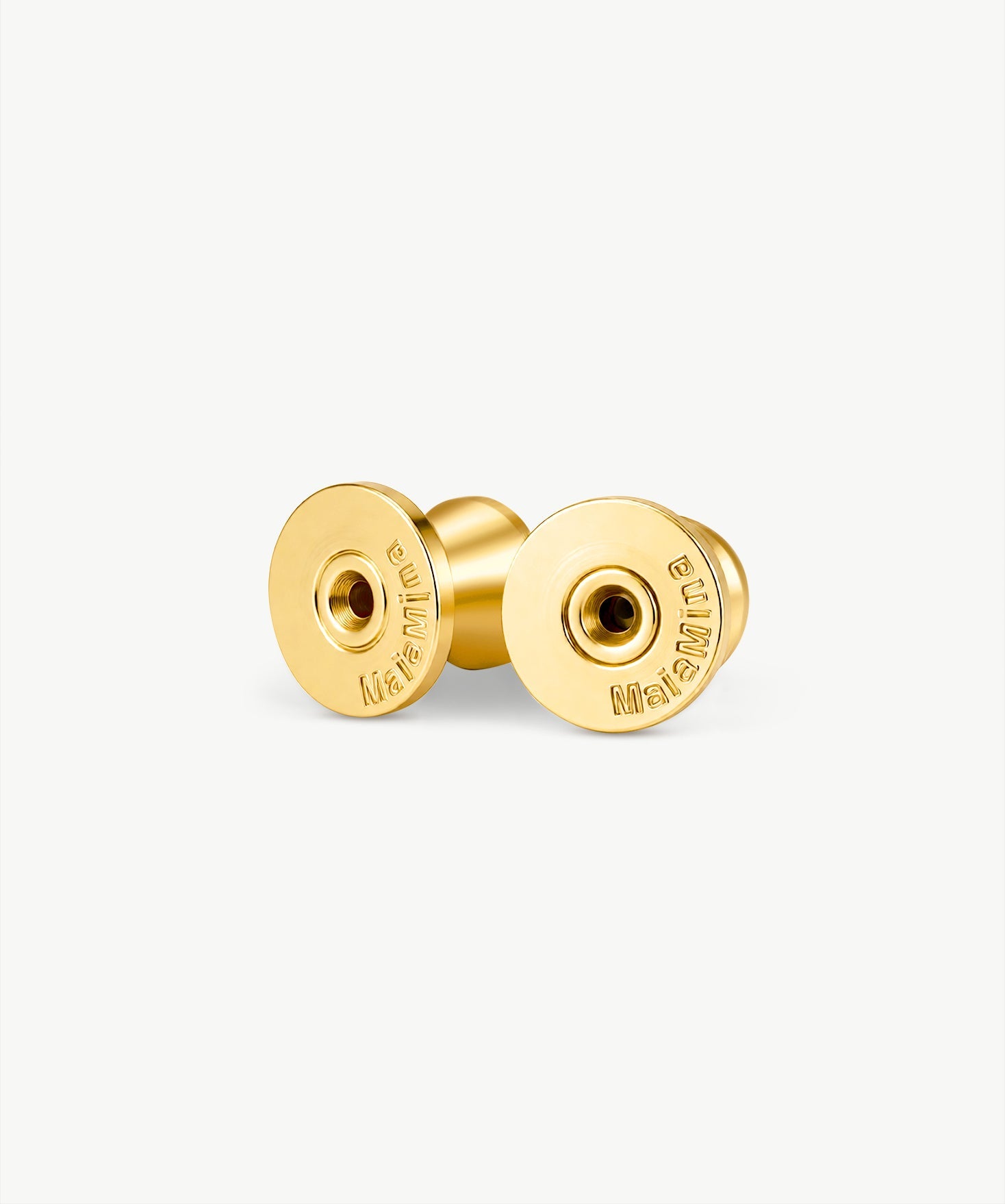 18K Gold Plated Mariner Stud Earrings – Elegant Nautical Design | MaiaMina