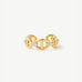 18K Gold Plated Pave Mariner Chain Adjustable Ring with Diamonds – Elegant Nautical Jewelry | MaiaMina
