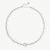 Pavé Mariner Chain Necklace in Silver | Classic Collection – MaiaMina