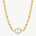 Gold Mariner Chain Necklace with Pavé Link – 18ct Gold Plated Jewelry | MaiaMina