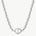 Pavé Mariner Chain Necklace in Silver | Classic Collection – MaiaMina