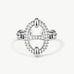 925 Sterling Silver Pave Mariner Chain Adjustable Ring – Symbol of Strength & Courage | MaiaMina