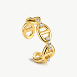 18K Gold Plated Mariner Chain Layered Necklace – 120cm Long | MaiaMina