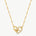 18K Gold Plated Pave Mariner Interlocking Pendant Necklace – Elegant Geometric Jewelry | MaiaMina
