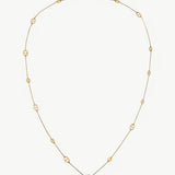 18K Gold Plated Mariner Chain Layered Necklace – 120cm Long | MaiaMina