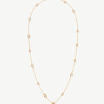 18K Gold Plated Mariner Chain Layered Necklace – 120cm Long | MaiaMina