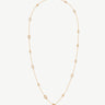 18K Gold Plated Mariner Chain Layered Necklace – 120cm Long | MaiaMina