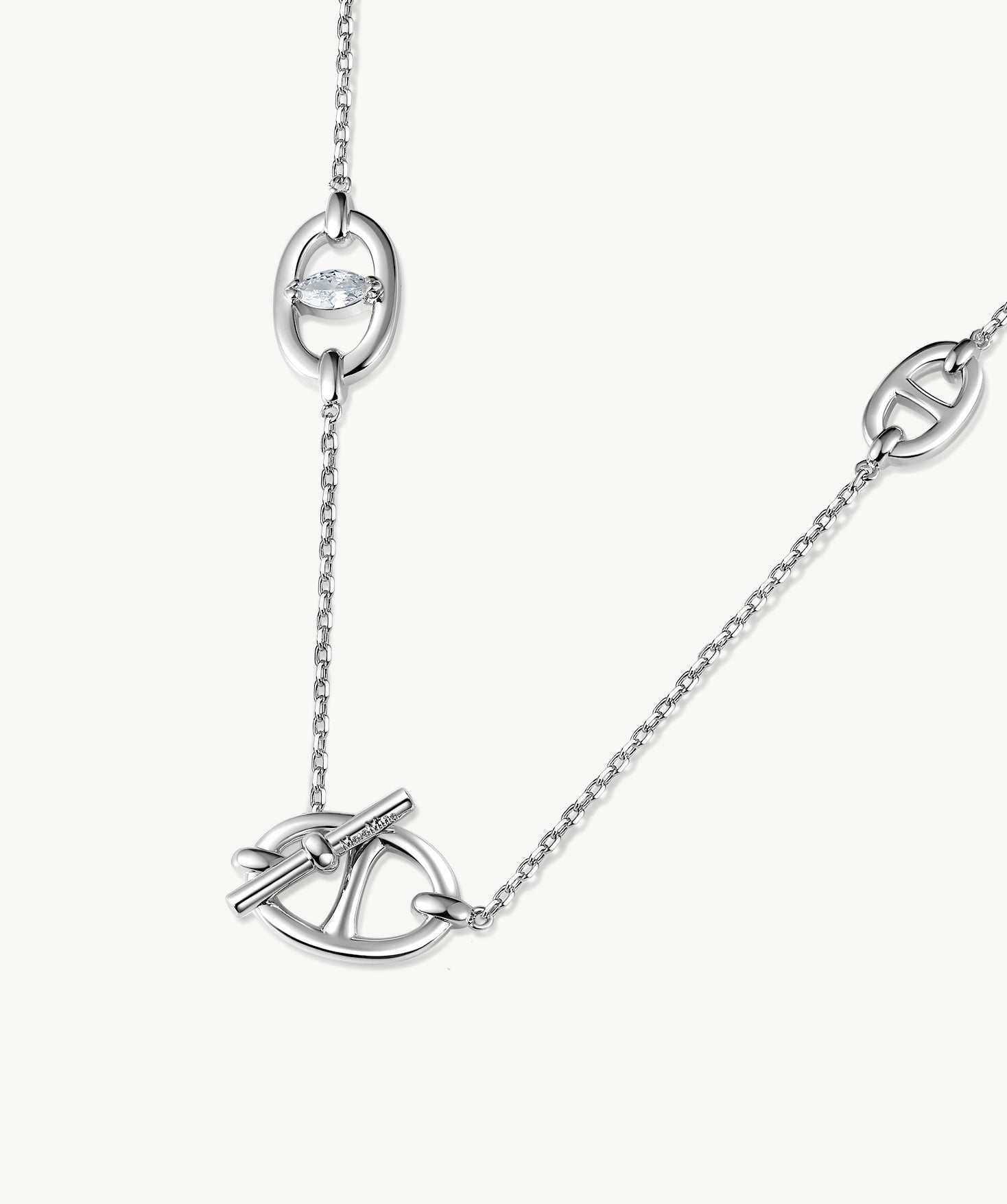 Sterling Silver Mariner Chain Layered Necklace – 120cm Long | MaiaMina