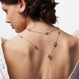 18K Gold Plated Mariner Chain Layered Necklace – 120cm Long | MaiaMina