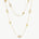 18K Gold Plated Mariner Chain Layered Necklace – 120cm Long | MaiaMina