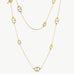 18K Gold Plated Mariner Chain Layered Necklace – 120cm Long | MaiaMina