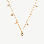 Celestial Star & Moon Chain Necklace | MaiaMina