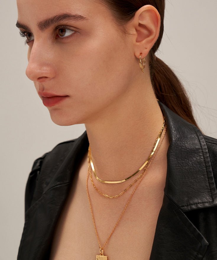 Classic Double Chain Necklace | MaiaMina 