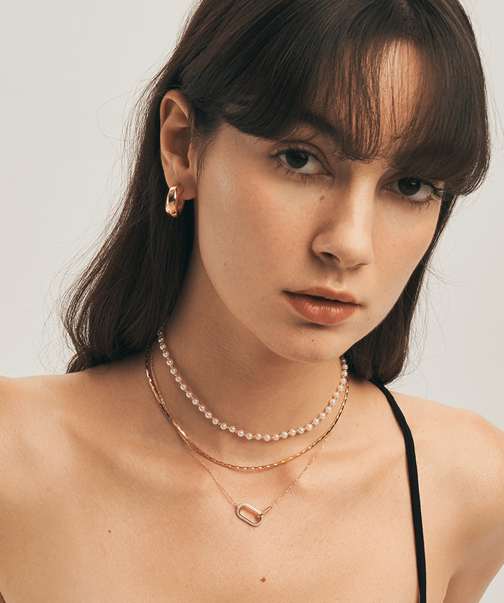 Classic Pearl Beaded Necklace | MaiaMina