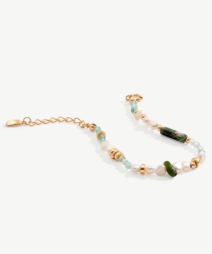 Holiday Gemstone Beaded Bracelet | MaiaMina