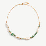 Holiday Gemstone Beaded Necklace | MaiaMina